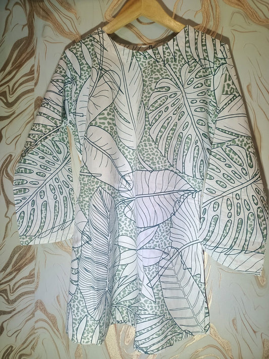 Stiched Printed Cotton Shirt cx002