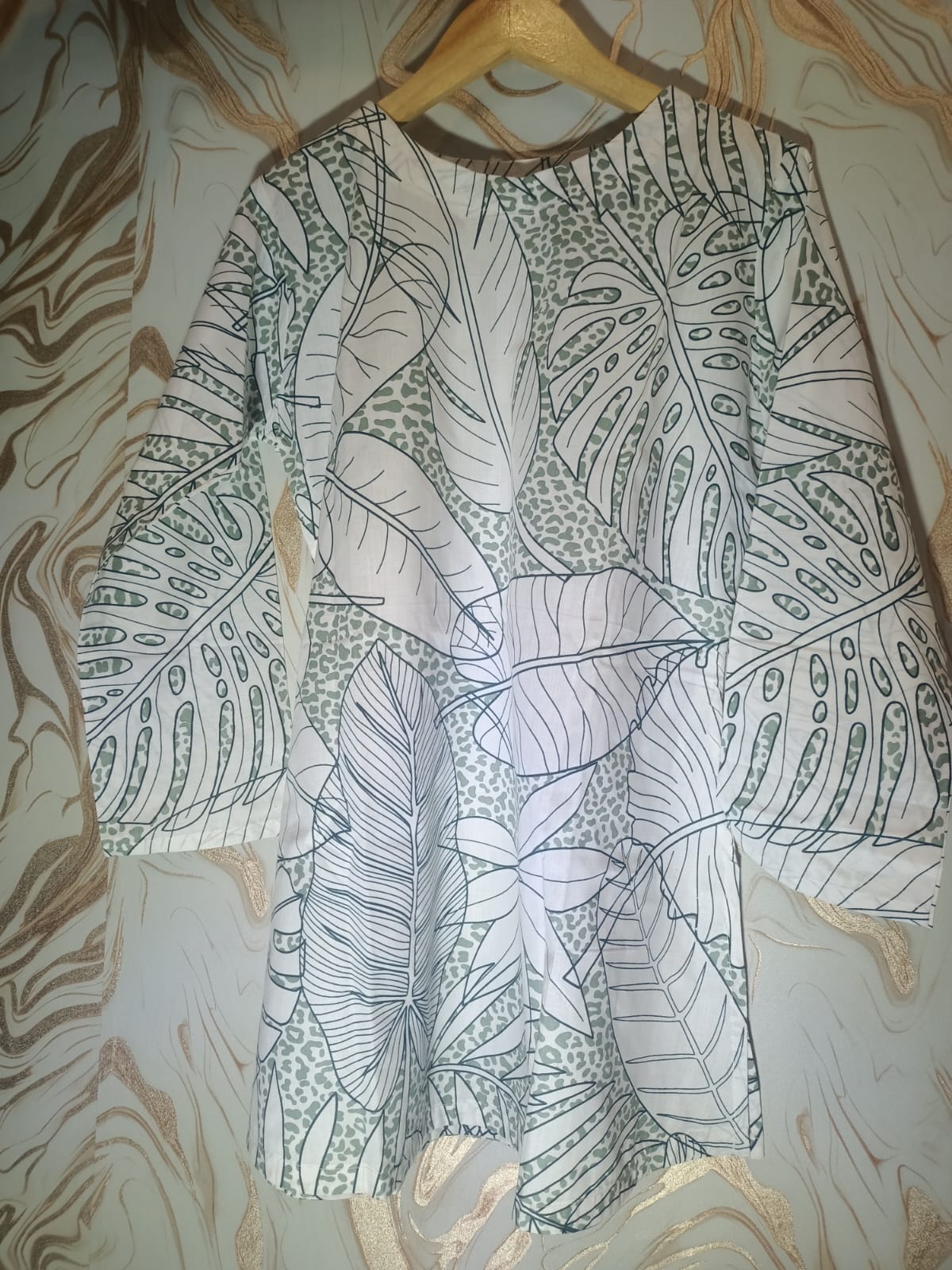 Stiched Printed Cotton Shirt cx002
