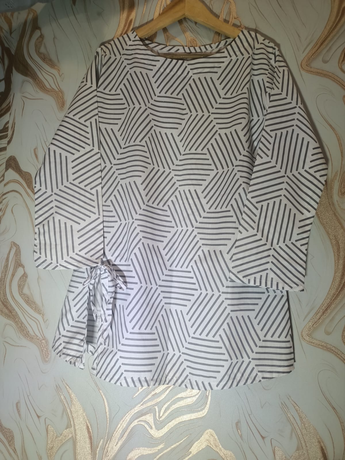 Stiched Print cotton Shirt cx003