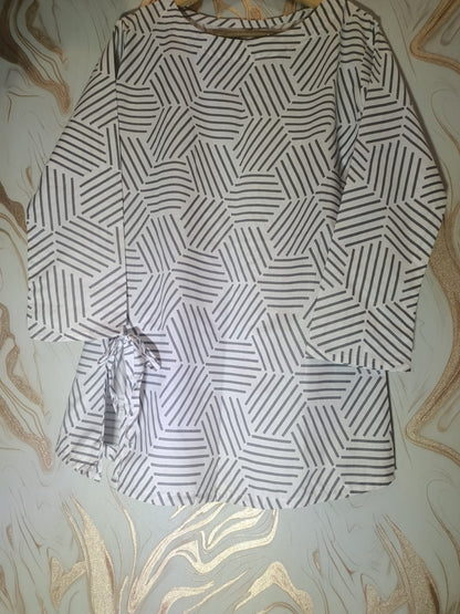 Stiched Print cotton Shirt cx003
