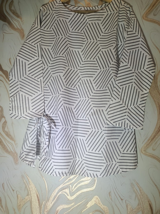 Stiched Print cotton Shirt cx003